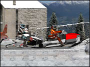 Snowmobile Winter Racing