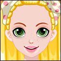 Rapunzel Glittery Makeup